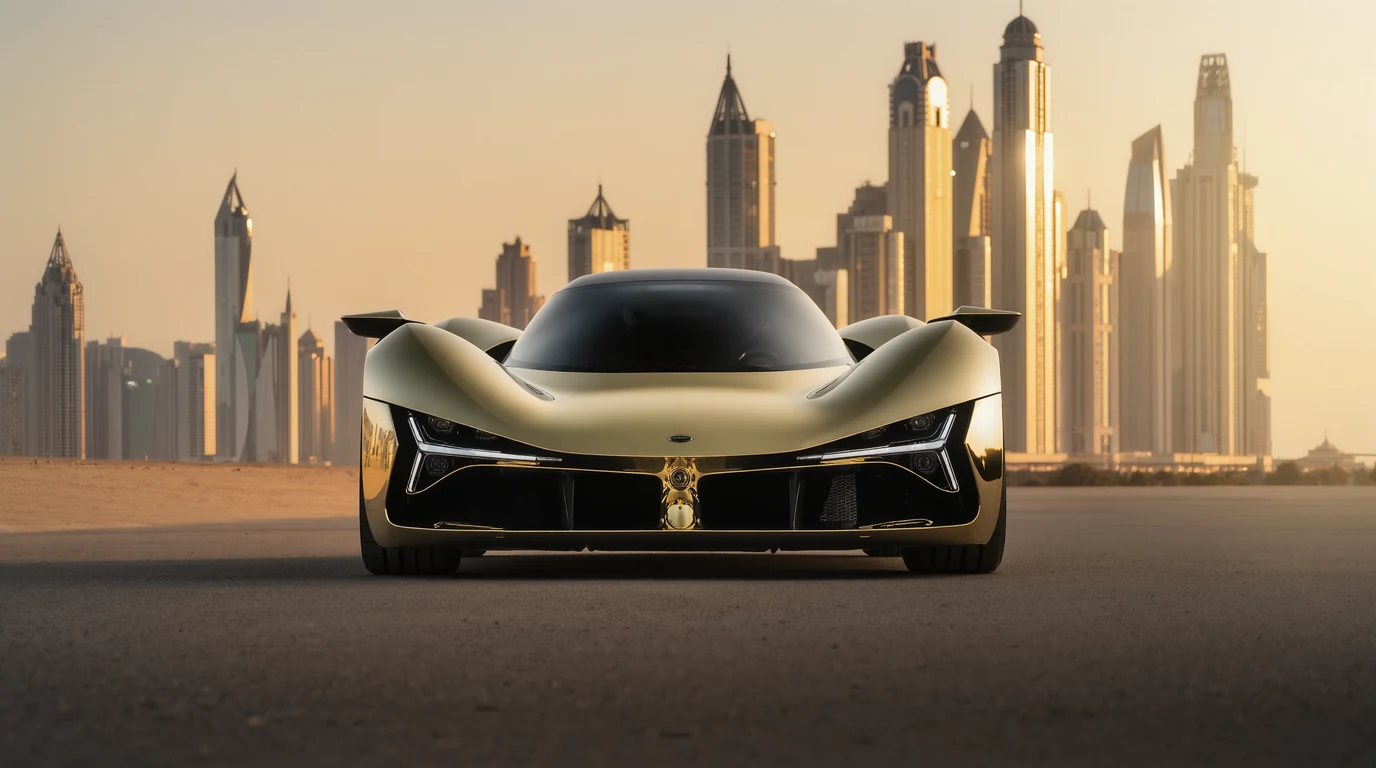 Luxury Craze: Gold-Plated Hypercars in Dubai